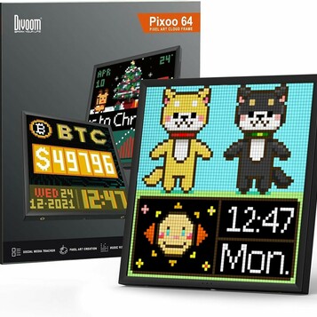 Panel LED WiFi 64x64 pixel art Divoom Pixoo-64 – stan: nowy
