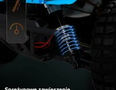 Overmax X-Hooligan – duży samochód RC 1:10, 35 km/h, 4WD, LED – zdjęcie 5