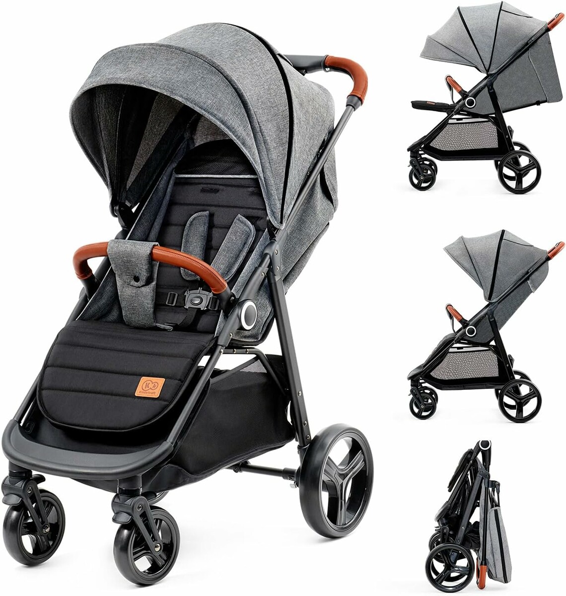 Wózek spacerowy Kinderkraft Grande Plus (stan nowy)