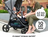 Wózek spacerowy Kinderkraft Grande Plus (stan nowy) – zdjęcie 2