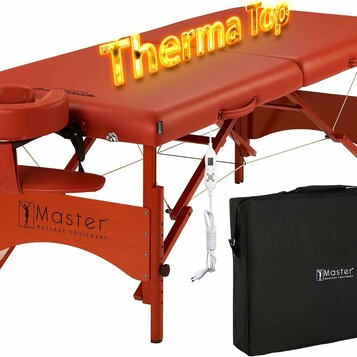Master Massage Fairlane Therma Top 71 cm – podgrzewany stół do masażu, cynamonowy