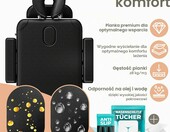 KESSER stół do masażu składany, aluminiowy, regulowana wysokość, czarny – zdjęcie 4