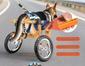 VEVOR Wózek inwalidzki dla psa na tylne nogi, regulowany, do 40 kg – zdjęcie 5