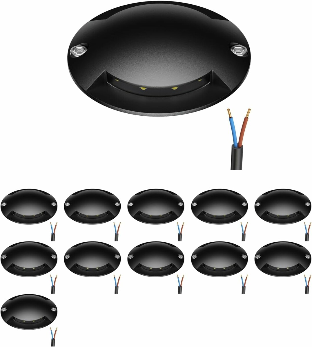 Lampy najazdowe ledscom.de RUNDA 12x LED (stan nowy)