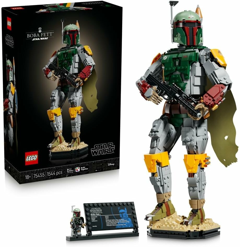 LEGO Star Wars Boba Fett 75455 – kolekcjonerska figurka z klocków