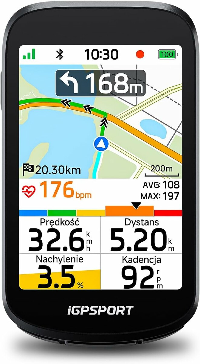 Licznik rowerowy GPS iGPSPORT BSC500 (stan nowy)