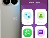 SPC Zeus 2 Elite - smartfon dla seniorów 6,7" z trybem prostym, srebrny – zdjęcie 1