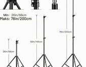 Komplet oświetleniowy LED 85 W Andoer (stan nowy) – zdjęcie 4
