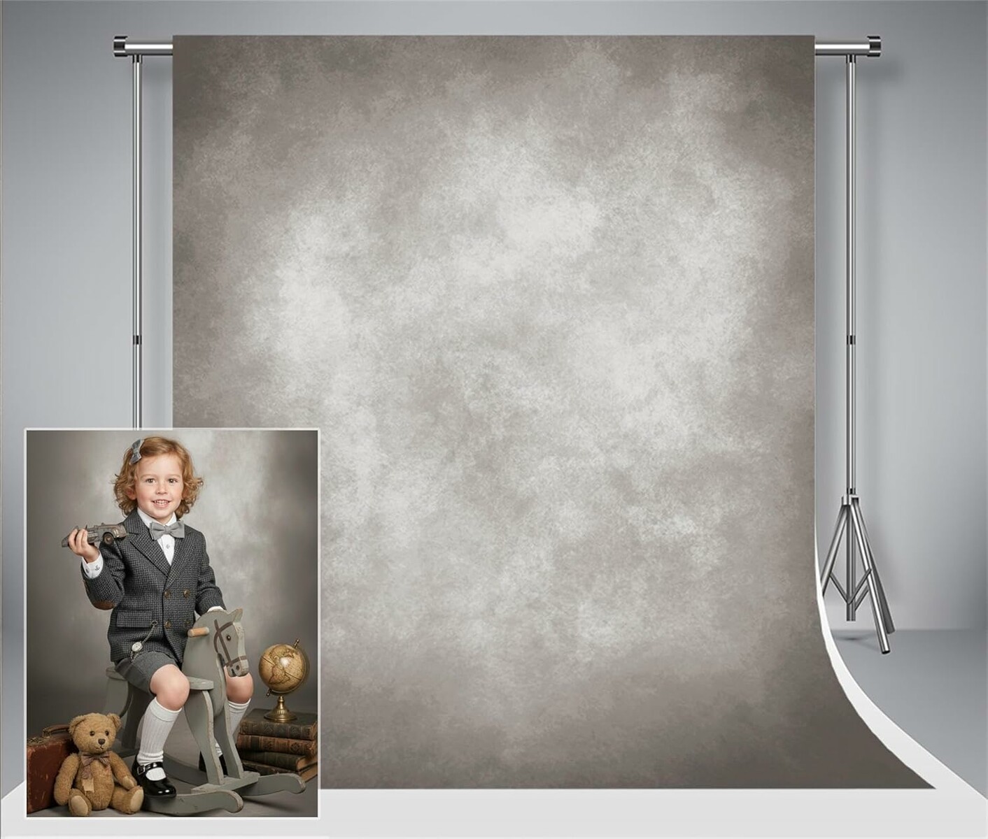 Tło fotograficzne z mikrofibry 1,5x2,2 m Kate, stan: nowy