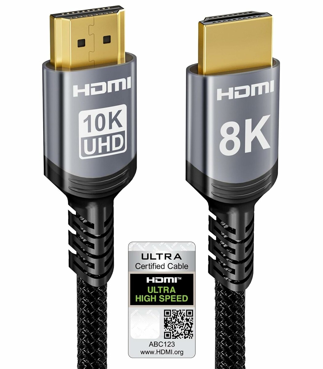 8K 60Hz Sniokco Kabel HDMI 2.1 48Gbps – stan: nowy