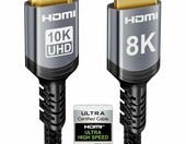 8K 60Hz Sniokco Kabel HDMI 2.1 48Gbps – stan: nowy – zdjęcie 1