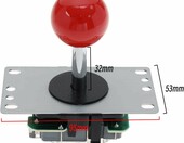 Joystick zręcznościowy 8-kierunkowy eMagTech (stan nowy) – zdjęcie 4