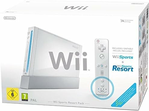 Konsola z Wii Sports Resort i Wii Nintendo Wii (stan nowy)