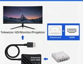 Do Sega Dreamcast Mcbazel Adapter HDMI, stan: nowy – zdjęcie 2