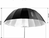 Parasolka fotograficzna Walimex Pro (stan nowy) – zdjęcie 3