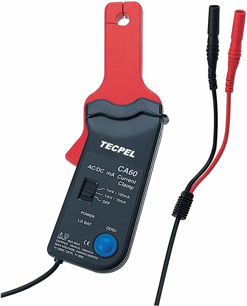 Przetwornik zaciskowy prądu AC/DC TECPEL CA-60 (stan nowy)