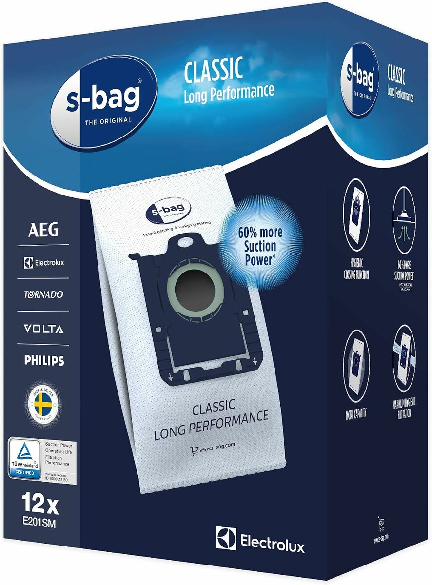 S-bag Classic Electrolux E201SM, stan: nowy