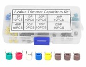 Kondensatory trymera 6mm komplet 80 szt Hililand (stan nowy) – zdjęcie 1