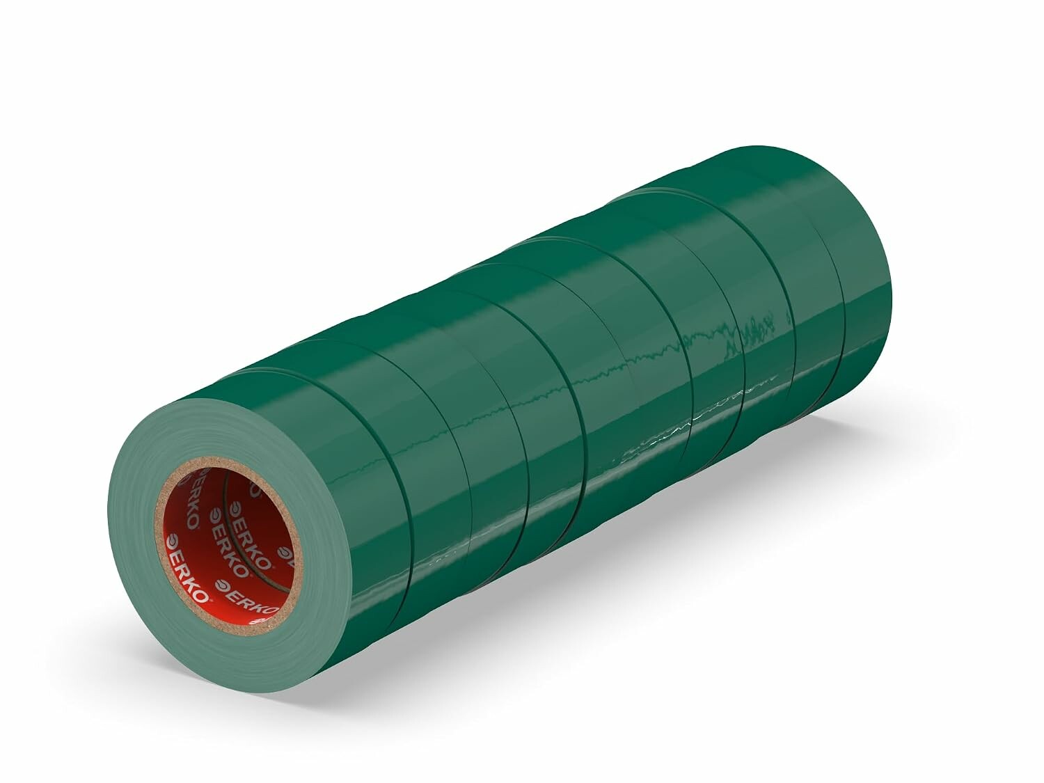 Taśma izolacyjna PCW zielona 15 mm x 10 m ERKO (stan nowy)
