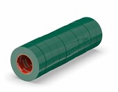 Taśma izolacyjna PCW zielona 15 mm x 10 m ERKO (stan nowy) – zdjęcie 1