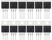 Komplet tranzystorów MOSFET TO-220 AUKENIEN (stan nowy) – zdjęcie 2