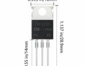 Komplet tranzystorów MOSFET TO-220 AUKENIEN (stan nowy) – zdjęcie 3