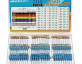Rezystory metalizowane 2W 40 wartości AUKENIEN, stan: nowy – zdjęcie 1