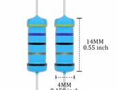 Rezystory metalizowane 2W 40 wartości AUKENIEN, stan: nowy – zdjęcie 3