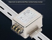 Filtr przeciwzakłóceni Uadme Filtr EMI 20A 250V (stan nowy) – zdjęcie 4