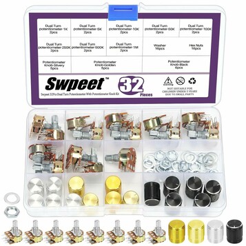Potencjometry audio WH148 8 wartości Swpeet (stan nowy)