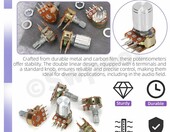 Potencjometry audio WH148 8 wartości Swpeet (stan nowy) – zdjęcie 3