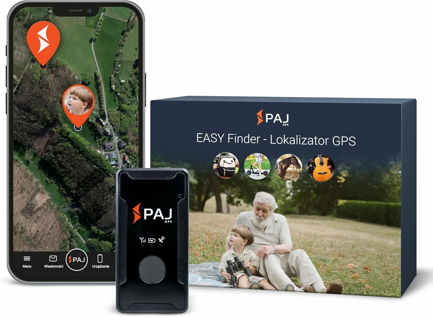 Lokalizator GPS PAJ Easy Finder 4G (stan nowy)