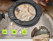 Lupa na stojaku z LED 10x WISYOK, stan: nowy – zdjęcie 2