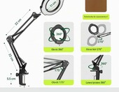 Lupa na stojaku z LED 10x WISYOK, stan: nowy – zdjęcie 3