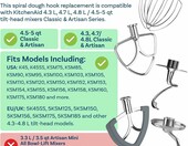 Komplet mieszadeł do miksera MMOBIEL (stan nowy) – zdjęcie 3