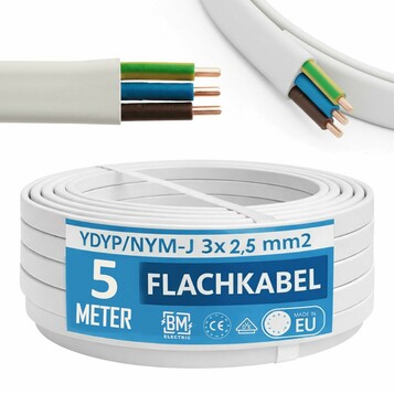 BM Electric – kabel elektryczny YDYp 3x2,5 mm² (stan nowy)