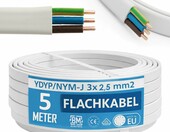 BM Electric – kabel elektryczny YDYp 3x2,5 mm² (stan nowy) – zdjęcie 1