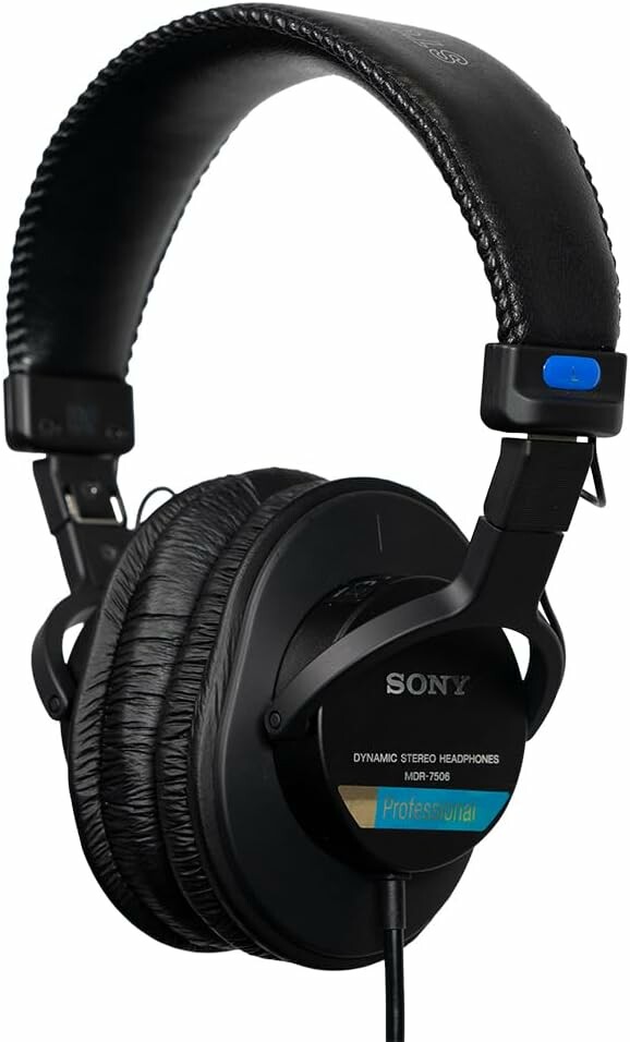 Zamknięte słuchawki studyjne Sony MDR-7506, stan: nowy