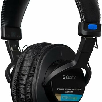 Zamknięte słuchawki studyjne Sony MDR-7506, stan: nowy