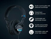 Zamknięte słuchawki studyjne Sony MDR-7506, stan: nowy – zdjęcie 4