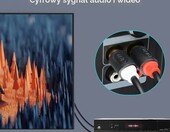 Przewód 2x jack 6,35 mm na 2x RCA J&D (stan nowy) – zdjęcie 4