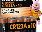 Duracell CR123A baterie litowe 3V - zestaw 10 sztuk – zdjęcie 1