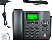 Lychee Bezprzewodowy Telefon Stacjonarny GSM Dual-SIM z radiem FM – zdjęcie 1