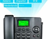 Lychee Bezprzewodowy Telefon Stacjonarny GSM Dual-SIM z radiem FM – zdjęcie 4