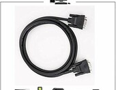 Kabel szeregowy DTECH RS232 DB9 5 m – modem zerowy, port COM – zdjęcie 2