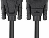 Kabel szeregowy DTECH RS232 DB9 5 m – modem zerowy, port COM – zdjęcie 3
