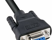 Kabel szeregowy DTECH RS232 DB9 5 m – modem zerowy, port COM – zdjęcie 4