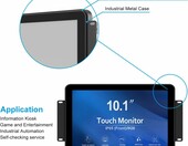 GreenTouch GT-TM101 monitor przemysłowy 10,1" dotykowy PCAP, IP65 – zdjęcie 4