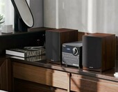 Sharp XL-B517D – wieża stereo z CD, Bluetooth i DAB+, brązowa – zdjęcie 2