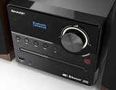 Sharp XL-B517D – wieża stereo z CD, Bluetooth i DAB+, brązowa – zdjęcie 4